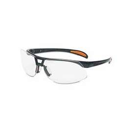 Prot?g? Eyewear, Clear Lens, Polycarbonate, HydroShield Anti-Fog, Black Frame