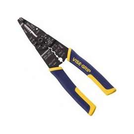 IRWIN 2078309 Wire Stripper, 10 to 22 AWG Cutting, ProTouch Grip Blue/Yellow Handle
