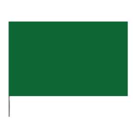 Stake Flags, 4 in x 5 in, 21 in Height, PVC/Steel Wire, Green