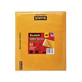 Scotch 7914-4 Bubble Mailer, #2, 11 in L, 8-1/2 in W