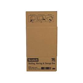 Scotch 8010FB Folded Box, L, 10 in L, 10 in W