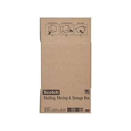 Scotch 8018FB-LRG Folded Box, L, 18 in L, 18 in W