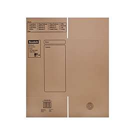 Scotch 8028 Moving and Storage Box, 18 in L, 18 in W