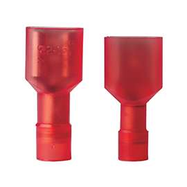 GB 20-151P Disconnect Terminal, 600 V, 22 to 16 AWG, Vinyl Insulation, Red
