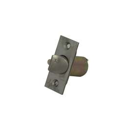 ProSource Cylindrical Mortise-In Deadlocking Latch, 2-3/8 In Backset, Metal, Stainless Steel