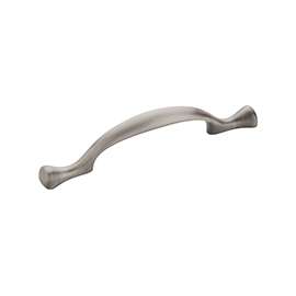 Amerock Allison Value TEN174G10 Cabinet Pull, 5-1/8 in L Handle, Zinc, Satin Nickel