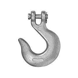 Campbell T9401624FR Clevis Slip Hook, 5400 lb Working Load Limit, 3/8 in, Steel, Zinc