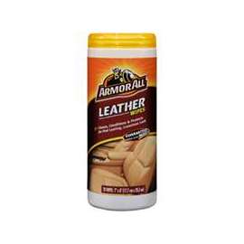 Armor All 10881-4 Leather Wipes, Opaque White, 20