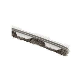 Prime-Line T 8659 Pile Weatherstrip, 18 ft L, 1/4 in W, Synthetic Fiber, Gray