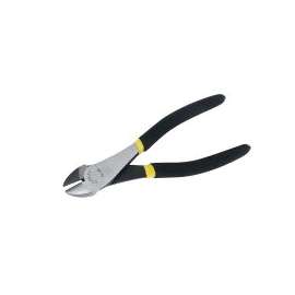 STANLEY 84-108 Diagonal Cutting Plier, 7/8 in Cutting, 7-5/16 in OAL, Black Handle