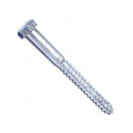 MIDWEST FASTENER 05583 Lag Screw, 3/8 in Thread, 2 Grade, Galvanized