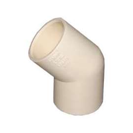 GENOVA 50610 Slip Elbow, 1 in Slip Joint, 1 in Slip, 45 deg
