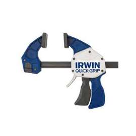 IRWIN QUICK-GRIP 1964711/2021406N Bar Clamp/Spreader, 600 lb Weight Capacity, 6 in Max Opening, 3-5/8 in D Throat