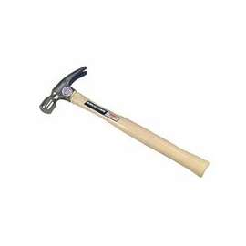 Framing Rip Hammer, Forged Steel, Straight White Hickory Handle, 18 in, 2 3/4 lb