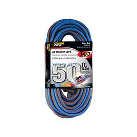 PowerZone Sjeow All Weather Extension Cord, 14/3, 50 Ft
