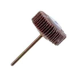 DREMEL 503 Flap Wheel, 1/8 in Arbor, 120-Grit, Emery, 3/8 in Dia