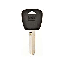 HY-KO 12005H56 Key Blank, Brass/Plastic, Nickel, For Ford, Lincoln, Mercury Vehicles