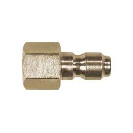 Valley Industries PK-85300104 Quick-Connect Plug, 3/8 in QC x FNPT, Steel