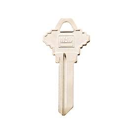 Hy-Ko 11010SC10 Key Blank, Brass, Nickel Plated