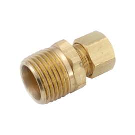 Anderson Metals 750068-0506 Connector, 5/16 in Compression, 3/8 in MPT
