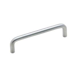 Amerock 943SCH Drawer Pull, 4-5/16 in L x 7/8 in H Handle, Zinc, Brushed Chrome