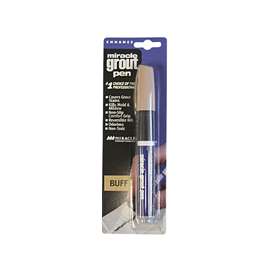 MIRACLE SEALANTS GRT-PEN-BUFF Non-Toxic Grout Pen, 175 sq-ft Coverage, Mildew, Mold and Stains Resists, Buff