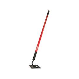 BULLY Tools 92360 Mason Hoe, 57-1/4 in OAL, Steel Blade, Fiberglass Handle