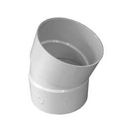 GENOVA 400 Series 40860 Pipe Elbow, 6 in Hub, 22.5 deg