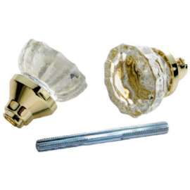 2PK Knob Glass/Spindle