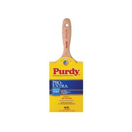Purdy Pro-Extra Swan 400740 Wall Brush, Beaver Tail Handle, Stainless Steel Ferrule