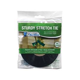 Gardener's Blue Ribbon T006B Stretch Tie Tape, 150 ft L, 1 in W, Plastic