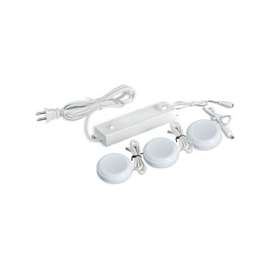 Good Earth Lighting AC1072-WHG-03LF2 Plug-In Puck Kit, LED Lamp, 4.82 W, 328.5