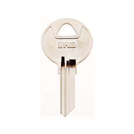 Hy-Ko 11010RO4 Key Blank, Brass, Nickel Plated