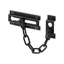 Defender Security U-10305 Chain Door Guard, Brass, Classic Bronze