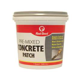 Red Devil 0644 Concrete Patch, 1 qt Tub