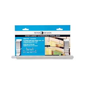 iDESIGN 29360 Towel Bar, 2 Towels Weight Capacity, Stainless Steel, Brushed, Surface Mounting