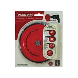 Diablo DCD050KITD01G Sanding Disc Kit, 5 in Dia