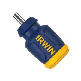 IRWIN 4935586 Screwdriver, PH1, PH2, SL 3/16 in, SL 1/4 in, T15, T20, T25, 1/4 in Tip, Steel Blade