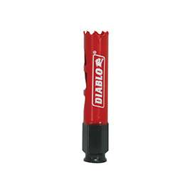 Diablo DHS0750 High Performance Hole Saw, 3/8 in Arbor, 2-3/8 in D Cutting, Bi-Metal Cutting Edge