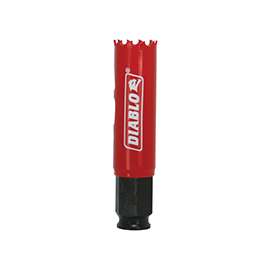Diablo DHS0875 High Performance Hole Saw, 3/8 in Arbor, 2-3/8 in D Cutting, Bi-Metal Cutting Edge
