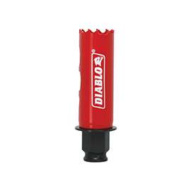 Diablo DHS1000 High Performance Hole Saw, 3/8 in Arbor, 2-3/8 in D Cutting, Bi-Metal Cutting Edge