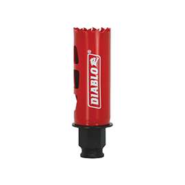 Diablo DHS1063 High Performance Hole Saw, 3/8 in Arbor, 2-3/8 in D Cutting, Bi-Metal Cutting Edge