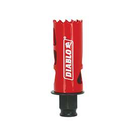 Diablo DHS1125 High Performance Hole Saw, 3/8 in Arbor, 2-3/8 in D Cutting, Bi-Metal Cutting Edge