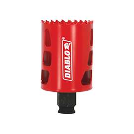 Diablo DHS2000 High Performance Hole Saw, 3/8 in Arbor, 2-3/8 in D Cutting, Bi-Metal Cutting Edge