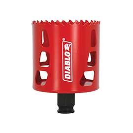 Diablo DHS2625 High Performance Hole Saw, 3/8 in Arbor, 2-3/8 in D Cutting, Bi-Metal Cutting Edge