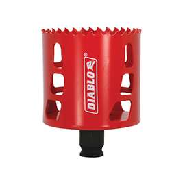 Diablo DHS2750 High Performance Hole Saw, 3/8 in Arbor, 2-3/8 in D Cutting, Bi-Metal Cutting Edge