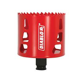 Diablo DHS3000 High Performance Hole Saw, 3/8 in Arbor, 2-3/8 in D Cutting, Bi-Metal Cutting Edge