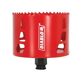 Diablo DHS3625 High Performance Hole Saw, 3/8 in Arbor, 2-3/8 in D Cutting, Bi-Metal Cutting Edge