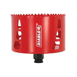 Diablo DHS4000 High Performance Hole Saw, 3/8 in Arbor, 2-3/8 in D Cutting, Bi-Metal Cutting Edge