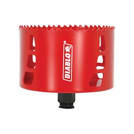 Diablo DHS4125 High Performance Hole Saw, 3/8 in Arbor, 2-3/8 in D Cutting, Bi-Metal Cutting Edge